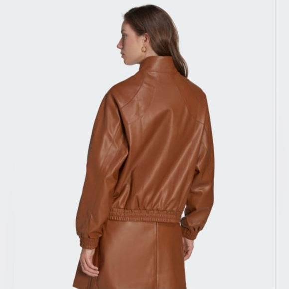 Adidas Trefoil faux leather jacket - Picture 3 of 8